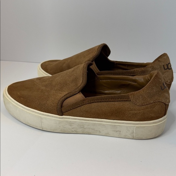 Brown Suede UGG Slip-On Women’s  Shoes - Picture 1 of 5
